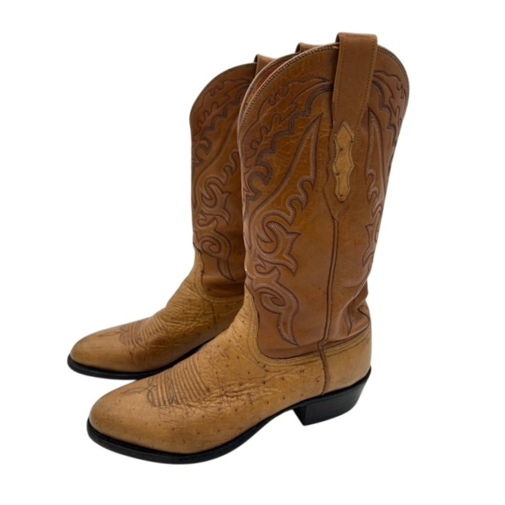Lucchese Brown Western Cowboy Boots